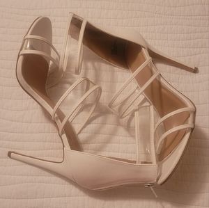 White Heel Sandals